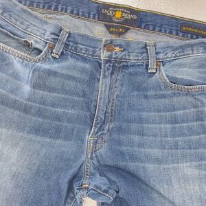 Lucky Brand 363 Vintage Straight Albatross Men's Jeans Size 36x30 Blue Denim